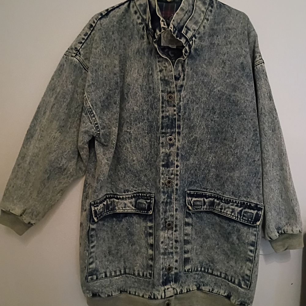 VTG‎ Current Seen Women's Denim Jean Jacket OS